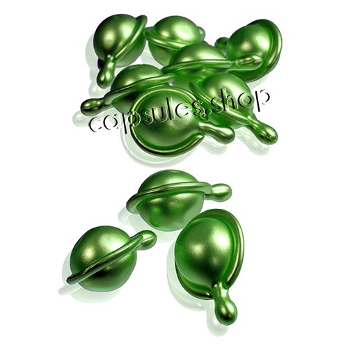 Картинка восстанавливающие капсулы для волос зеленый Чай в магазине капсульной косметики CAPSULES.SHOP